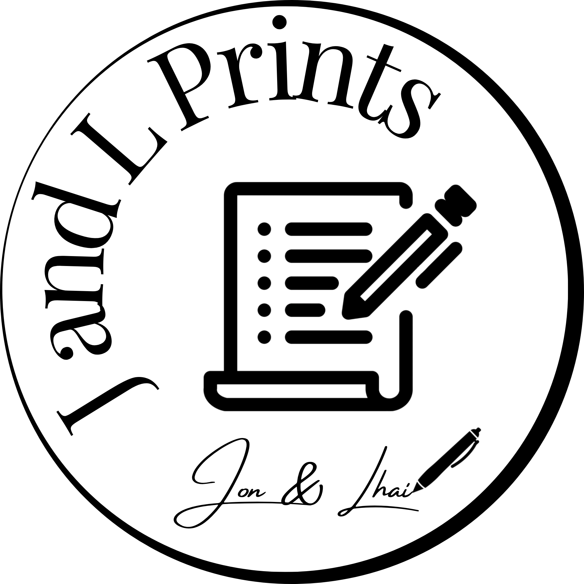 J and L Prints logo